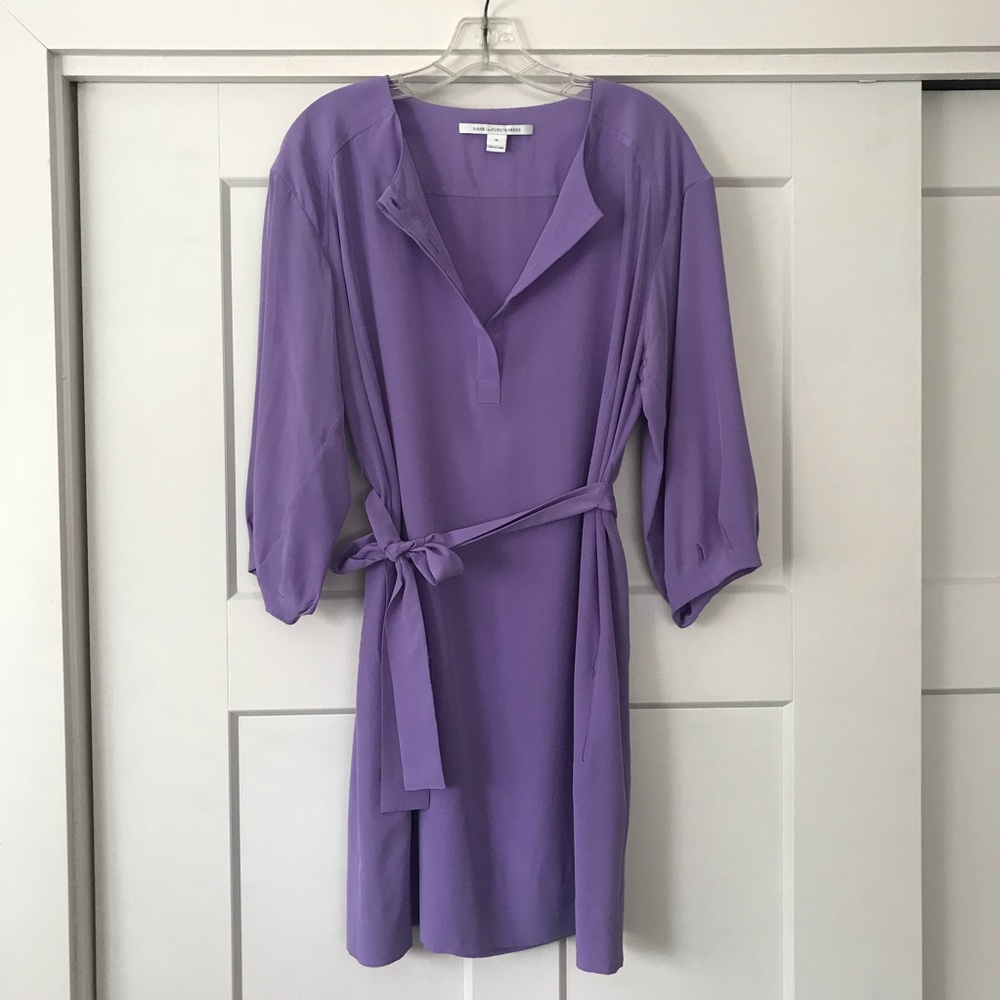 DVF Silk Shirt Dress, 14